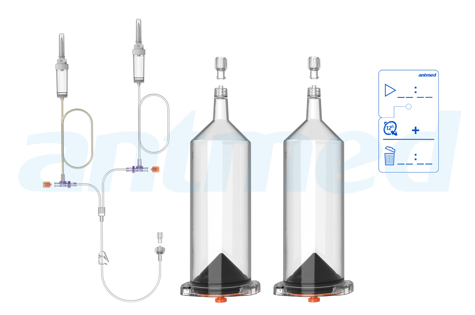12hours Multi-patient syringe system